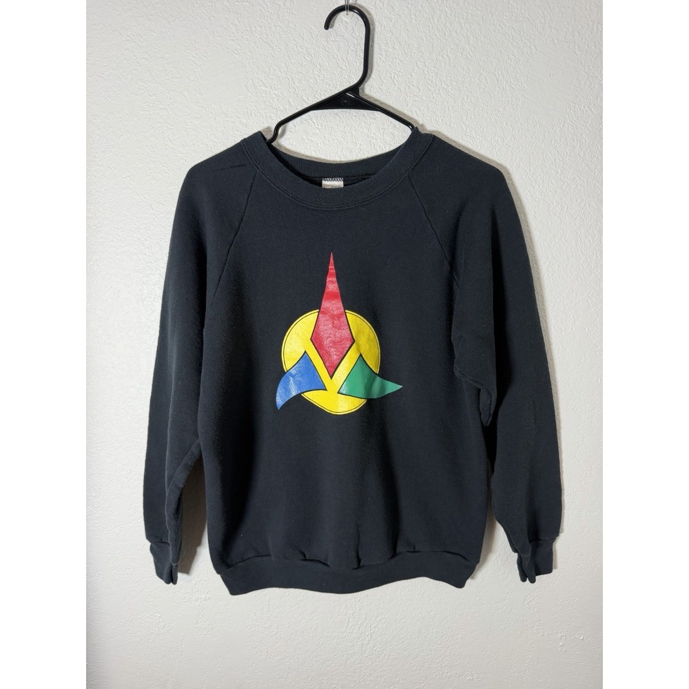 Vintage 90s Star Trek The Next Generation Sweatshirt USA Fruit Of Loom Large